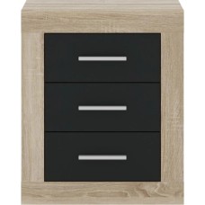 Тумба нічна Гербор Сара KOM3S Дуб сонома/Антрацит 