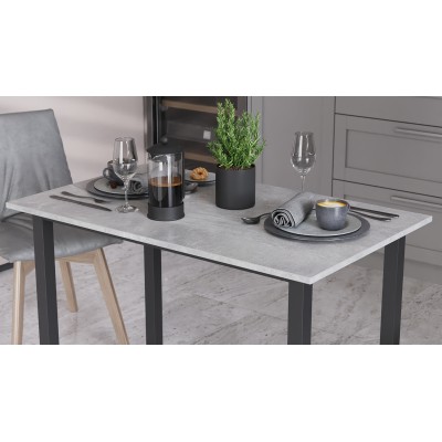 Стіл універсальний Knap Ferrum-decor 750x1000x600 Чорний метал ДСП Бетон 16 мм (FRD-106344) Стіл універсальний Knap Ferrum-decor 750x1000x600 Чорний метал ДСП Бетон 16 мм (FRD-106344)