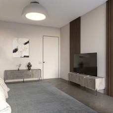 Гарнитур в спальню 2 тумбы под телевизор LION Wood Дуб Сонома (LION-041527)
