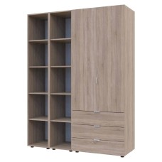 Комплект шаф для одягу Doros Гелар (3 шт.) 153,9х49,5х203,4 см Дуб сонома