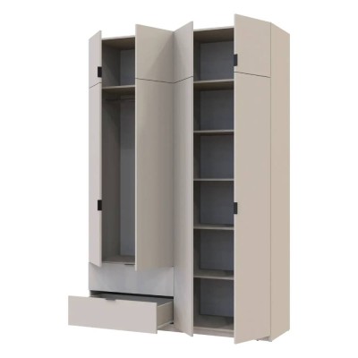 Шкаф распашной с антресолью Doros Лукас 160х50х240 см Кашемир (DRS-011622)