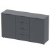 Комод в спальню Doros Рон 5 140х38х81 см Графит (DRS-011301) - фото 2