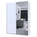 Шафа-купе двохдверна Doros G-Caiser 180х60х240 см Білий/1 Дзеркало  - фото 2