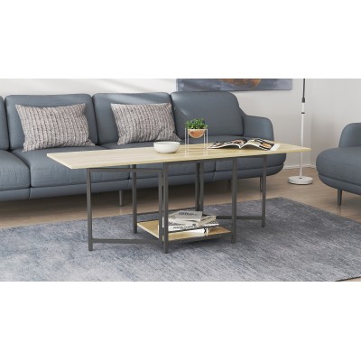 Стол журнальный трансформер Куб Комбо Ferrum-decor 540x532x500 Черный металл ДСП - Дуб Сонома 16 мм (FRD-105153) Стол журнальный трансформер Куб Комбо Ferrum-decor 540x532x500 Черный металл ДСП - Дуб Сонома 16 мм (FRD-105153)