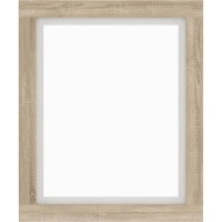 Зеркало настенное Гербор Сара LUS90 Дуб сонома/Нимфея альба (белый) (GRB-1104)