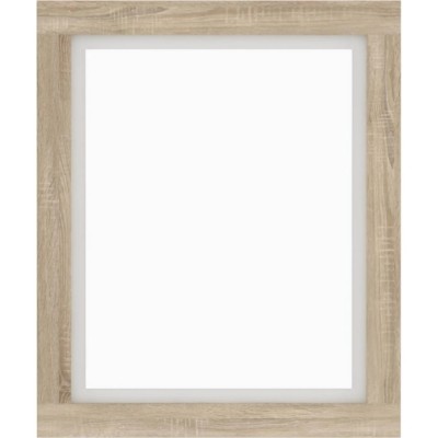 Дзеркало настінне Гербор Сара LUS90 Дуб сонома/Німфея альба білий