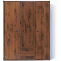 Шкаф для одежды в спальню ВМК (БРВ) Индиана JSZF3D2S/150 Дуб шутер (BRW-1604)
