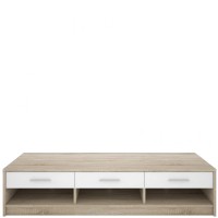 Тумба під ТВ Гербор Непо RTV3SN Дуб сонома/Німфея альба білий 