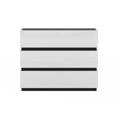 Комод у спальню Гербор Лайер KOM3S Венге магія/Ясен сніжний