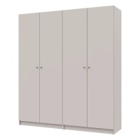 Комплект шаф для одягу з полицями Doros Промо (2 шт.) 180х48х204 см Кашемір