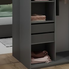 Блок ящиків для шафи-купе Doros G-Caiser Графіт 44,8х42х33,6 см