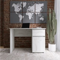 Комп'ютерний стіл Еверест СЛ-1 Лайт 110х55х77 см Дуб Крафт білий (EVR-071081)