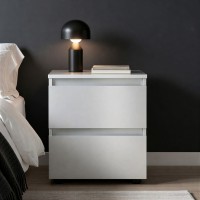 Тумба приліжкова Еверест ТЛ-1 Лайт 45х38х49 см Німфея Альба (білий)