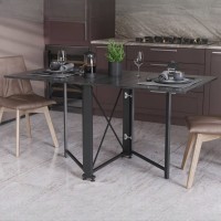 Стіл-книга трансформер Оріон 2 Ferrum-decor 750x1520x730 Чорний метал ДСП Сосна Кембра 16 мм (FRD-104585)