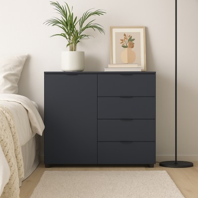 Комод в гостиную Doros Рон 1 80х38х81 см Графит (DRS-011293)