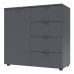 Комод в гостиную Doros Рон 1 80х38х81 см Графит (DRS-011293) - фото 2