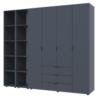 Комплект шкафов для одежды Doros Гелар (3 шт.) 231,4х49,5х203,4 см Графит (DRS-011155)