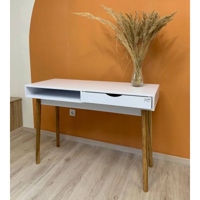 Письменный стол LION Сканди-1 Нимфея Альба /Дуб Артизан  