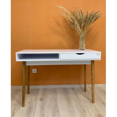 Письменный стол LION Сканди-1 Нимфея Альба /Дуб Артизан  