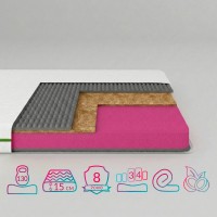 Матрац ортопедичний Ismart Koala Oasis 120х190 см безпружинний (ISM-051374)