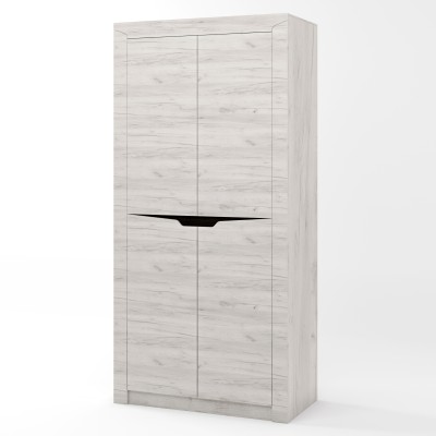 Шафа розпашна Еверест Ліберті-1000 дуб крафт білий