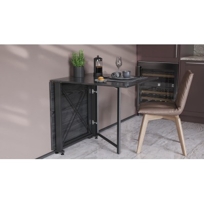 Стіл-книга трансформер Оріон 2 Ferrum-decor 750x1520x730 Чорний метал ДСП Сосна Кембра 16 мм (FRD-104585) Стіл-книга трансформер Оріон 2 Ferrum-decor 750x1520x730 Чорний метал ДСП Сосна Кембра 16 мм (FRD-104585)