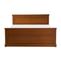 Ліжко двоспальне без основи під матрац Гербор Соната 160 160x200 см Каштан