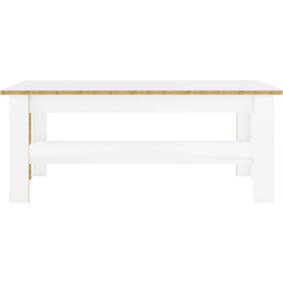 Стіл журнальний Гербор Лайн LAW/110 Німфея альба білий/Горіх Верона