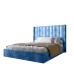 Двуспальная кровать с подъемным механизмом LION Нино 180x200 см SILK 503 Темно-синий (LION-045035) - фото 2