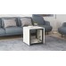Стол журнальный трансформер Куб Комбо Ferrum-decor 540x532x500 Черный металл ДСП Бетон 16 мм (FRD-105155) - фото 9