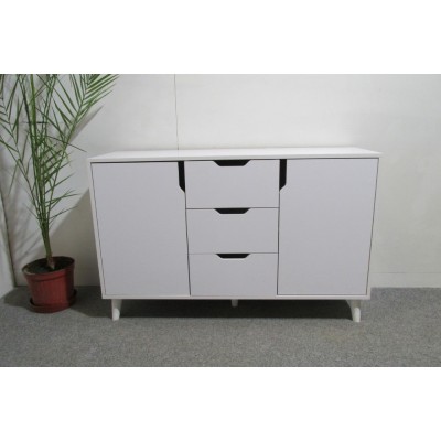 Комод у вітальню з ніжками в кольорі Горіх світлий М-ЗОН Борн 1200 Дуб артизан/Антрацит 