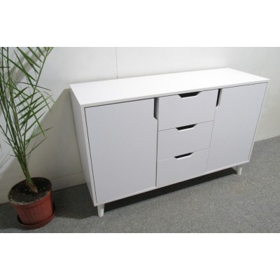 Комод у вітальню з ніжками в кольорі Горіх світлий М-ЗОН Борн 1200 Дуб артизан/Антрацит 