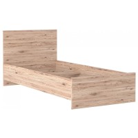 Ліжко односпальне без основи під матрац Гербор Шанталь LOZ90 90x200 см Дуб санремо світлий 