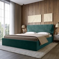 Двоспальне ліжко з м'яким узголів'ям LION Порто Парадіз 38 160х200 см