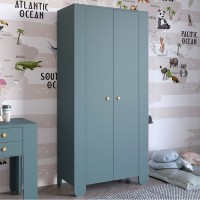 Шафа розпашна дводверна в дитячу кімнату 900х450х1900 LION Інді Граніт сірий