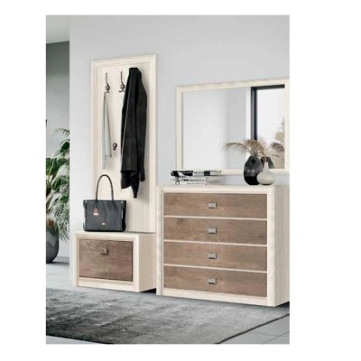 Комод у вітальню ВМК (БРВ) Коен 2 KOM4S (телескопи) Сосна арізонська/Дуб корабельний