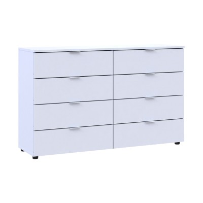 Комод Doros Рон 8 Белый 8 Ящичков 130х38х81 (DRS-011774)