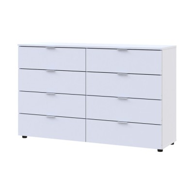 Комод Doros Рон 8 Белый 8 Ящичков 130х38х81 (DRS-011774)