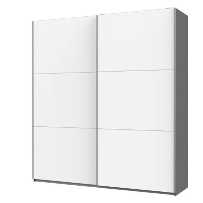 Шафа-купе дводверна Doros G-Caiser 220х60х240 см Графіт / Білий Шафа-купе дводверна Doros G-Caiser 220х60х240 см Графіт / Білий