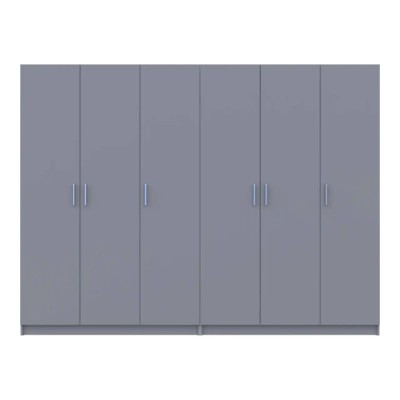 Комплект шкафов для одежды Doros Промо (2 шт.) 270х48х204 см Серый (DRS-011629)