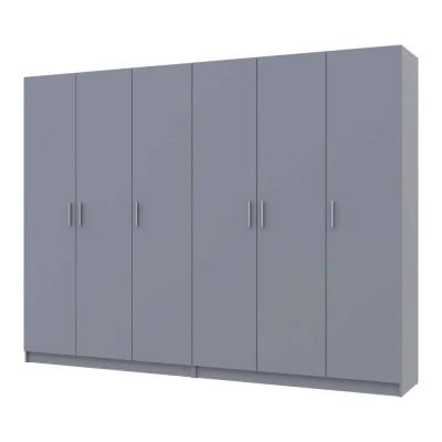 Комплект шкафов для одежды Doros Промо (2 шт.) 270х48х204 см Серый (DRS-011629)