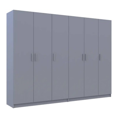 Комплект шкафов для одежды Doros Промо (2 шт.) 270х48х204 см Серый (DRS-011629)