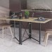 Стол-книга трансформер Орион 2 Ferrum-decor 750x1520x730 Черный металл ДСП Дуб Сонома 16 мм (FRD-104586) - фото 1