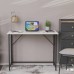 Стіл розкладний Моріс Ferrum-decor 750x1000x600 Чорний метал ДСП Біле 16 мм (FRD-104669) - фото 2