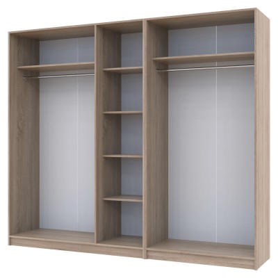 Комплект шкафов для одежды Doros Промо (2 шт.) 225х48х204 см Дуб сонома (DRS-011214) Комплект шкафов для одежды Doros Промо (2 шт.) 225х48х204 см Дуб сонома (DRS-011214)