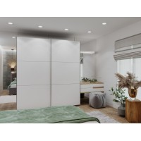 Шкаф-купе двухдверный Doros G-Caiser 220х60х240 см Графит/Белый (DRS-011001)
