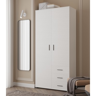 Шкаф прямой с ящиками Эверест Бриз ШП-4 нимфея альба 