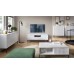 Комод высокий Perfect Home Новая/Nova 2-дверный с черными ножками K104 Белый (PFH-091232) - фото 9