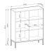 Комод высокий Perfect Home Новая/Nova 2-дверный с черными ножками K104 Белый (PFH-091232) - фото 3