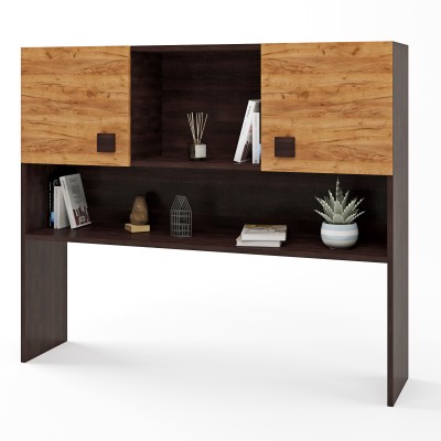 Надстройка для стола Эверест Соната венге темный/дуб крафт золотой 